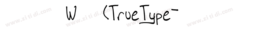 汉仪迪升英雄体W 常规(TrueType字体转换